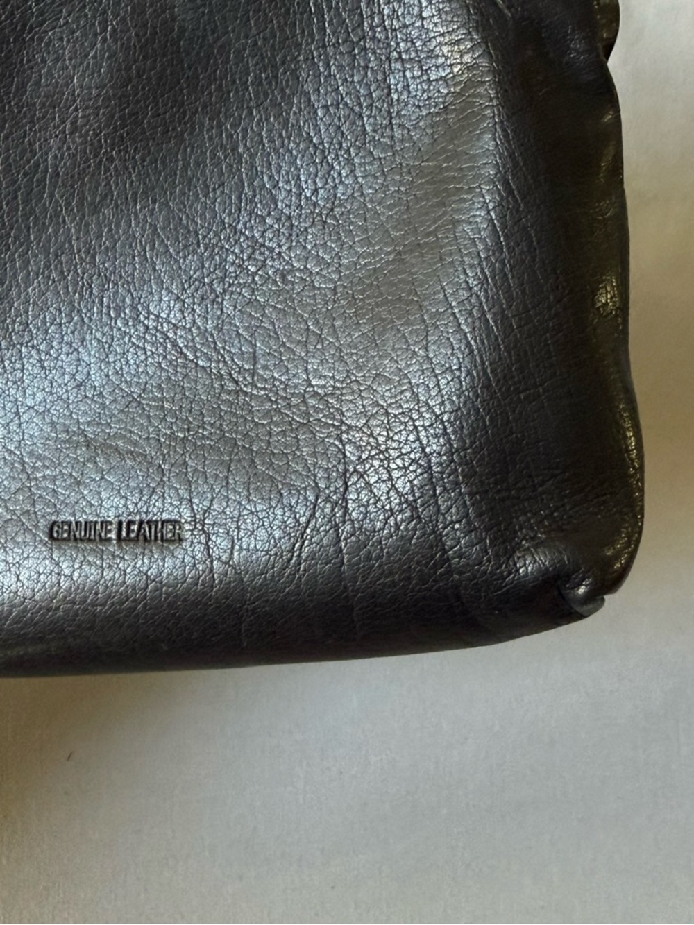 Harley-Davidson Black Leather Studded Flap Crossbody with Wallet - Picture 9 of 10